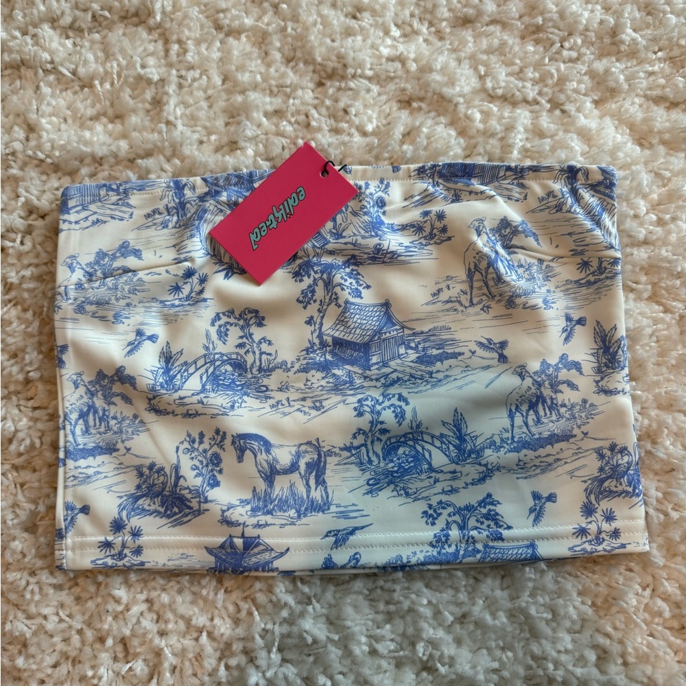 NWT EDIKTED STRAPLESS TUBE TOP